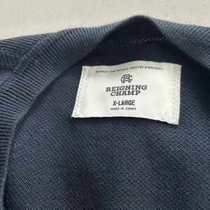 Reigning Champ Dark Navy Crewneck Sweater